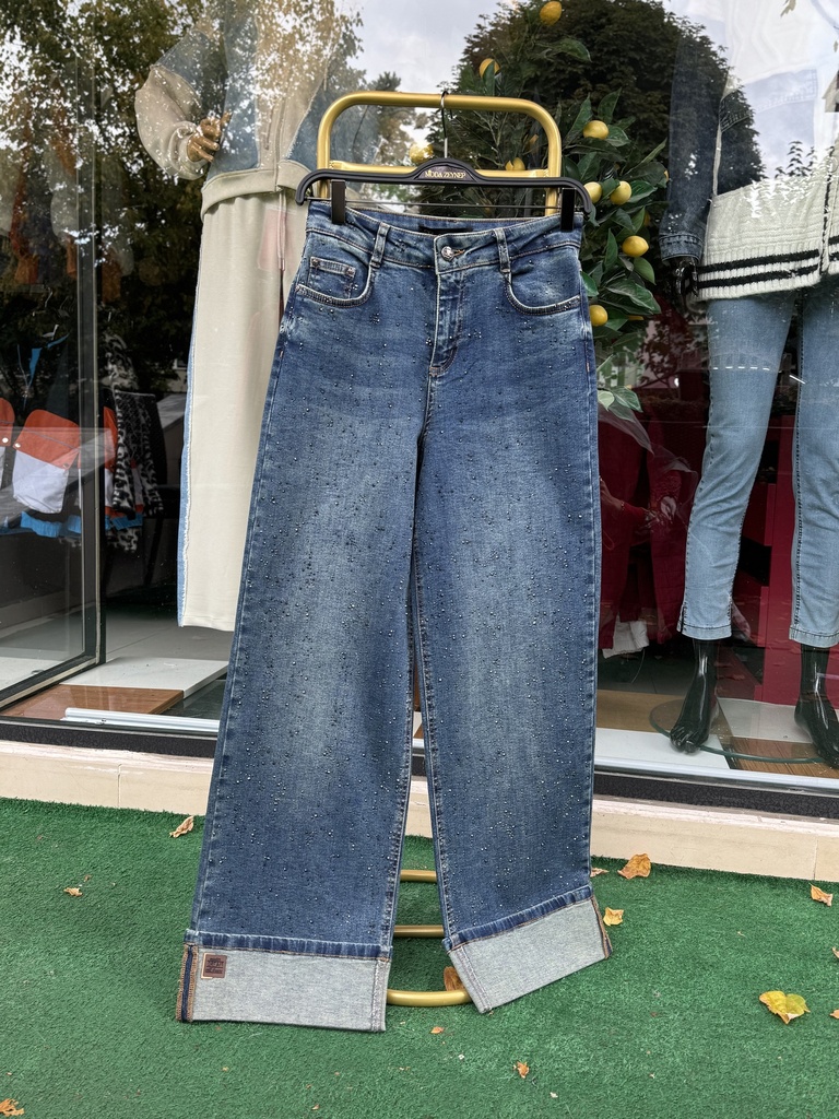 TAŞLI BOL PAÇA PANTALON ❤️