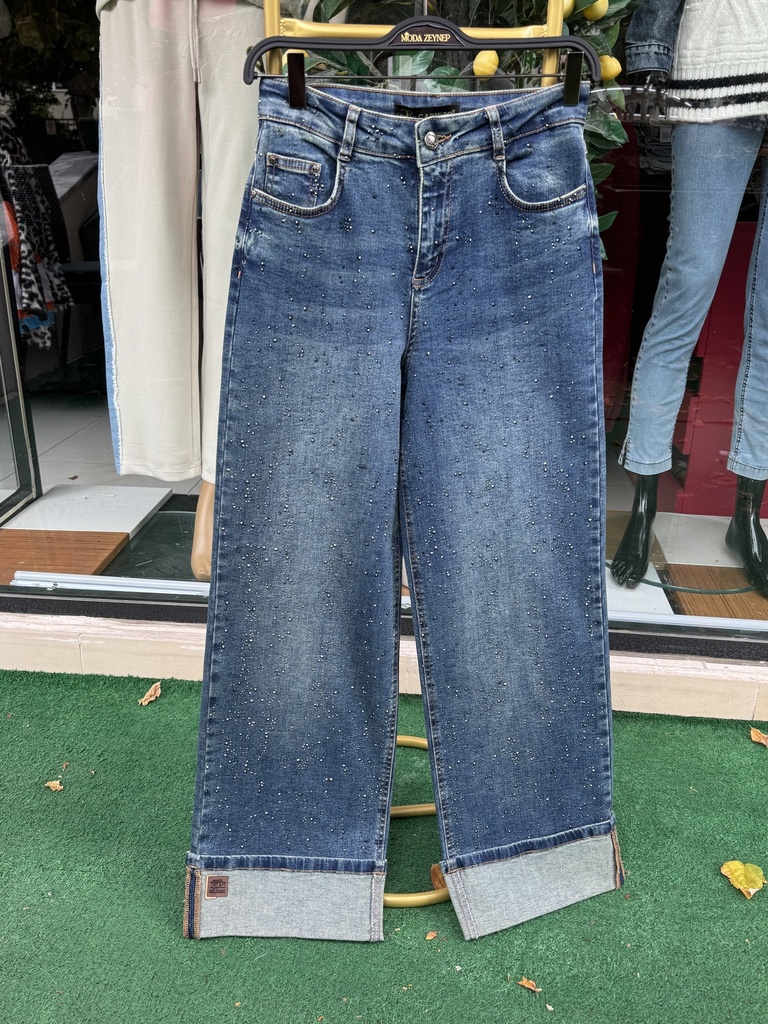 TAŞLI BOL PAÇA PANTALON ❤️