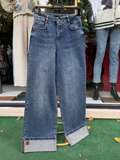 TAŞLI BOL PAÇA FULL LİKRALI PANTALON ❤️